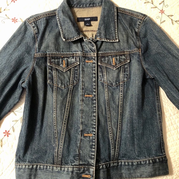 gap distressed denim jacket